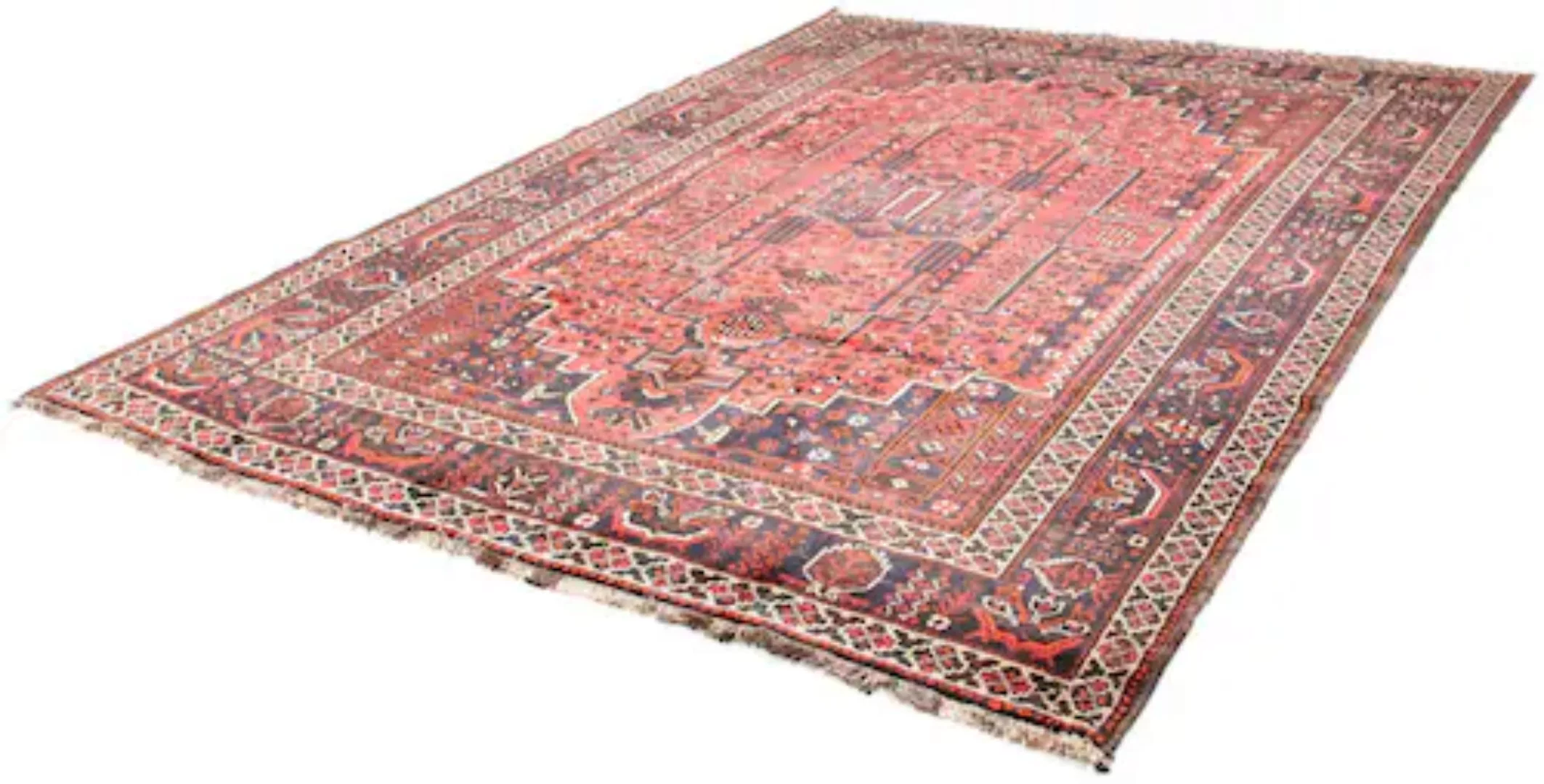morgenland Wollteppich »Shiraz Medaillon Rosso 295 x 218 cm«, rechteckig günstig online kaufen