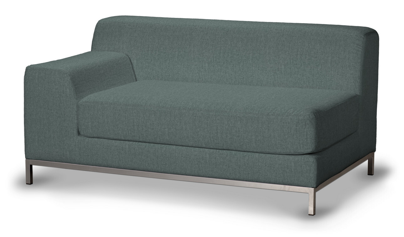 Bezug für Kramfors 2-Sitzer Sofa, Lehne links, grau- blau, Bezug für Kramfo günstig online kaufen