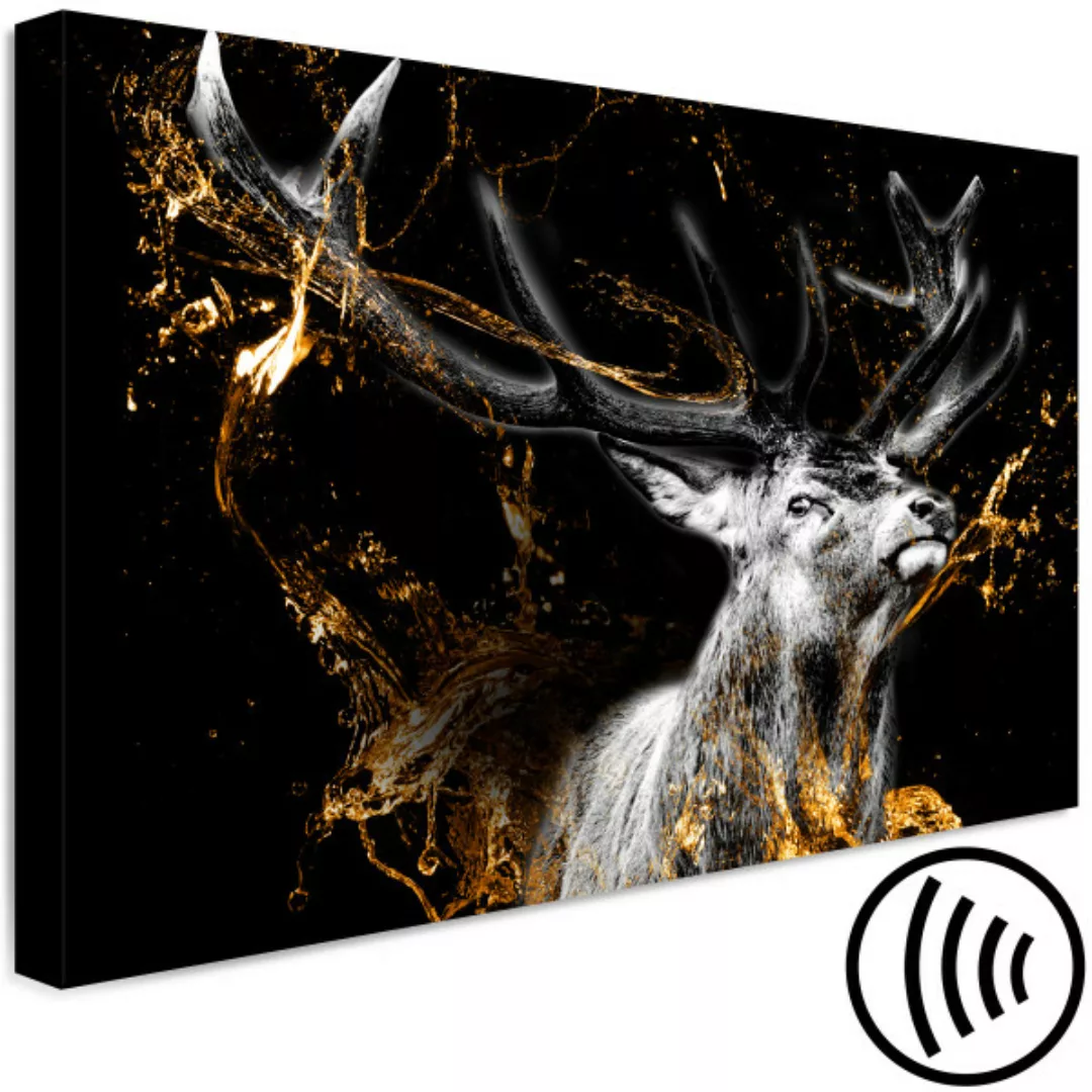 Leinwandbild Golden Deer (1 Part)  XXL günstig online kaufen
