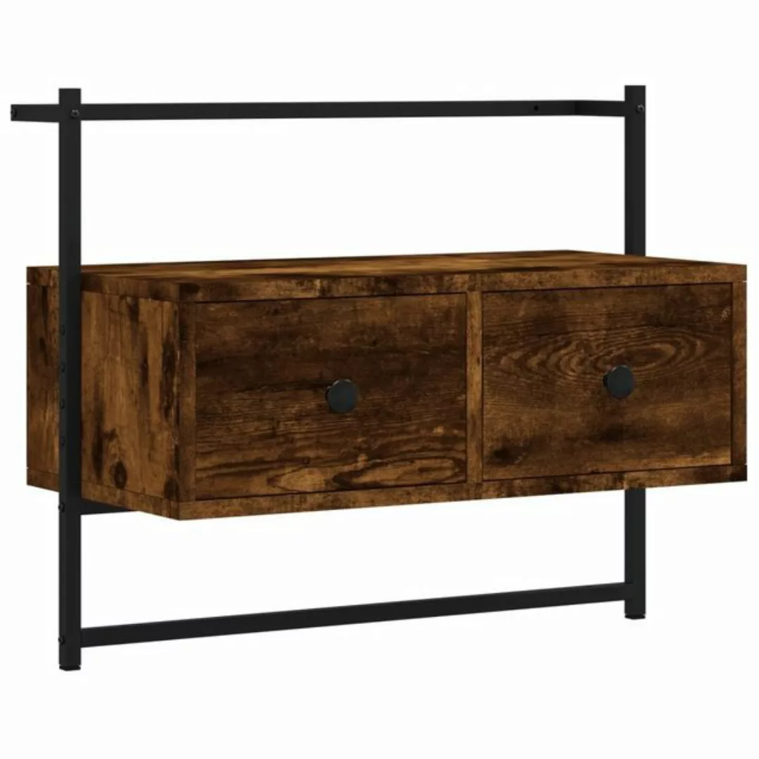 vidaXL TV-Schrank TV-Wandschrank Räuchereiche 60,5x30x51 cm Spanplatte TV-L günstig online kaufen