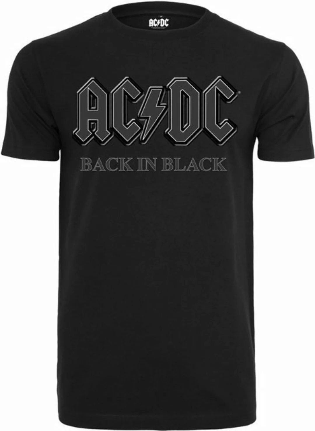 Merchcode T-Shirt "Merchcode Herren ACDC Back In Black Tee" günstig online kaufen