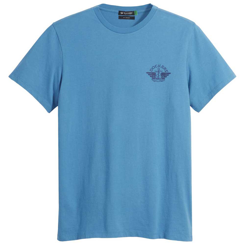 Dockers Logo Stencil Kurzärmeliges T-shirt 2XL Cendre Blue günstig online kaufen