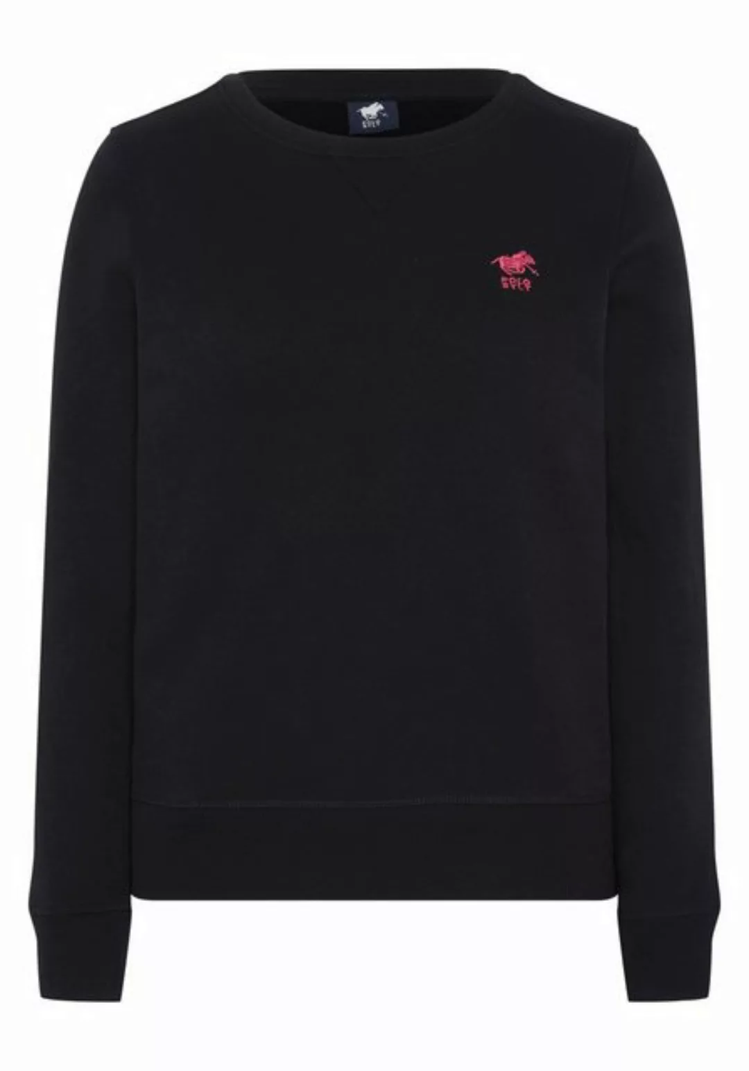 Polo Sylt Sweatshirt mit Label-Stitching günstig online kaufen