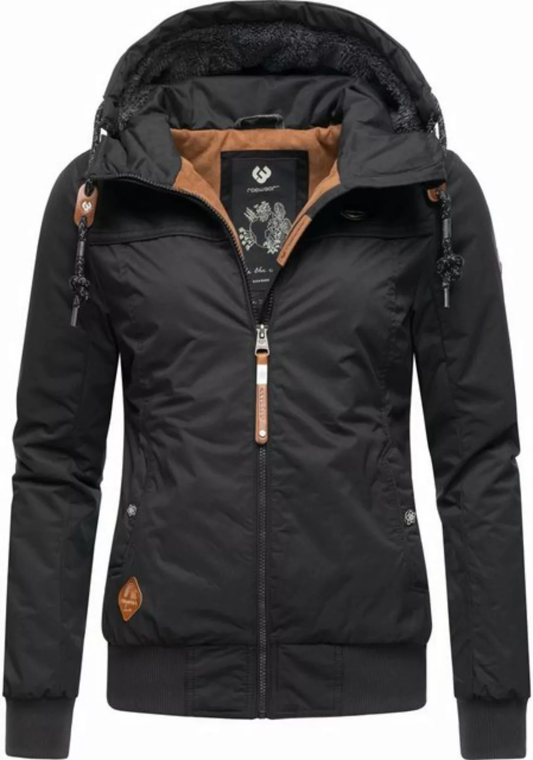 Ragwear Winterjacke Jotty Winter stylische Outdoorjacke mit abnehmbarer Kap günstig online kaufen