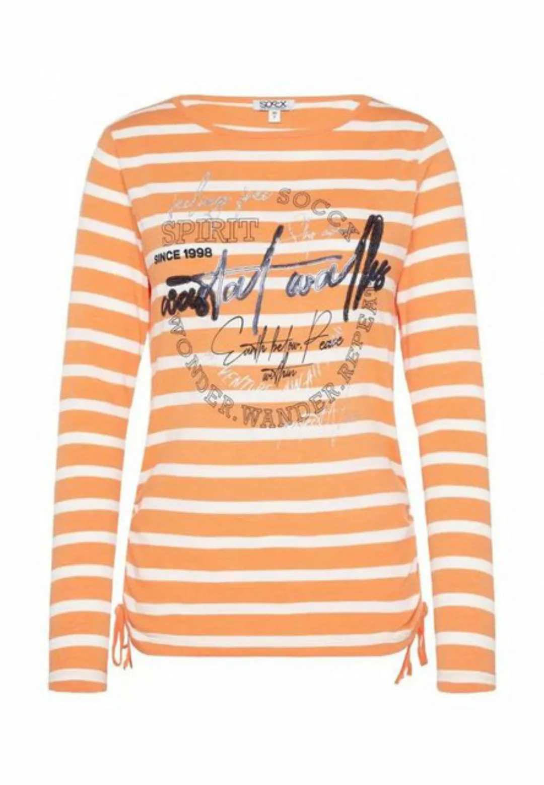 SOCCX Longsleeve Longsleeve WANDERLUST Langarmshirt (1-tlg) günstig online kaufen