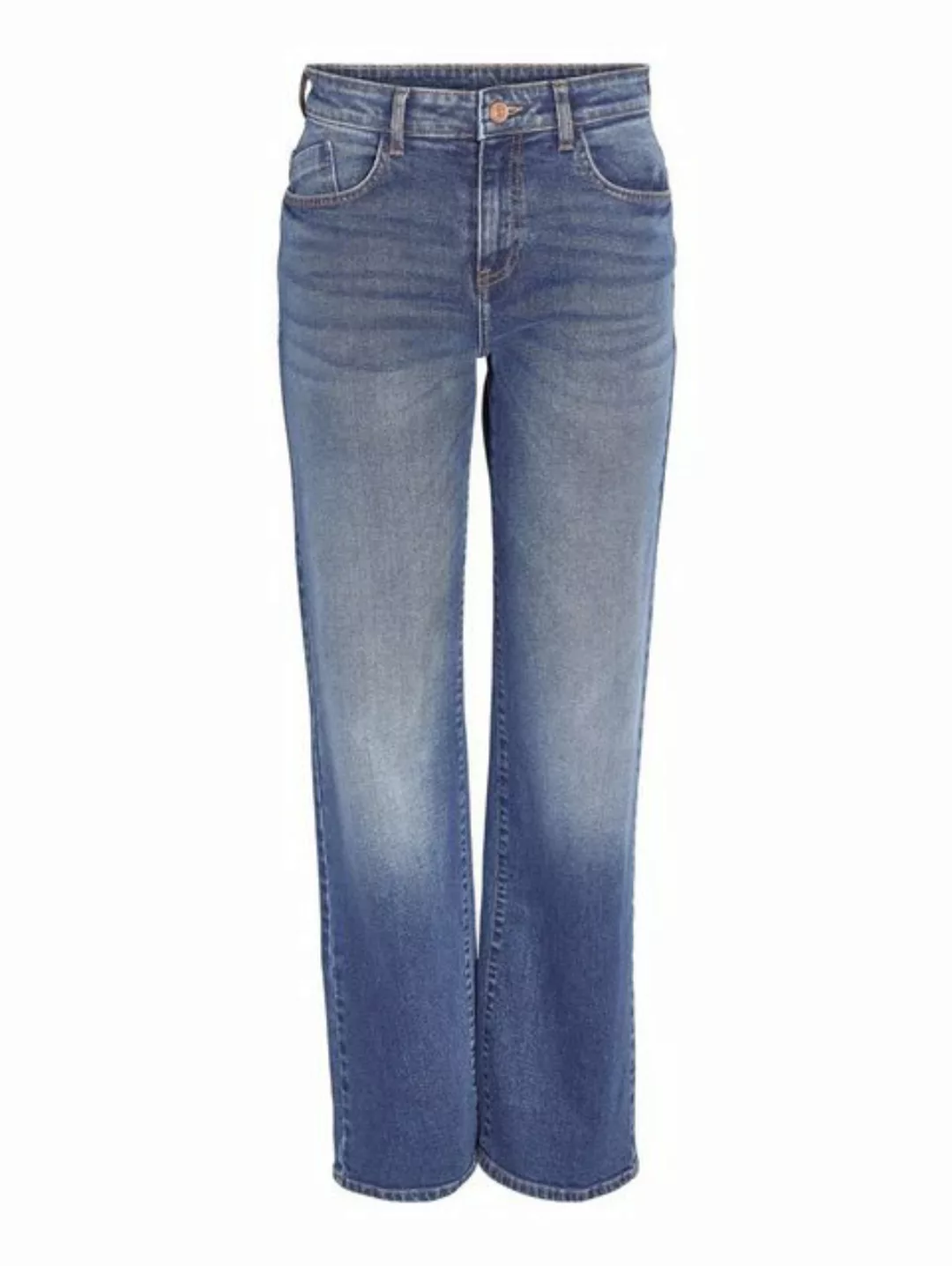 Noisy may Boyfriend-Jeans Weite Jeans Straight Fit NMYOLANDA 6056 in Blau günstig online kaufen