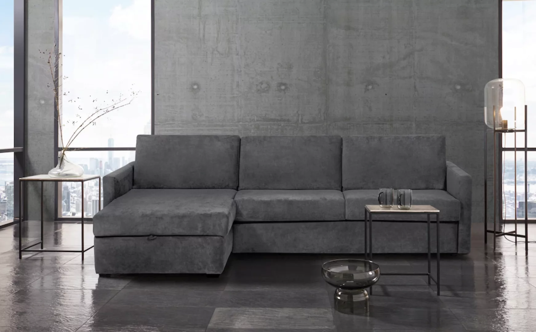 Places of Style Schlafsofa "GOLDPOINT Ecksofa 264 cm, Liegefläche (140/200c günstig online kaufen