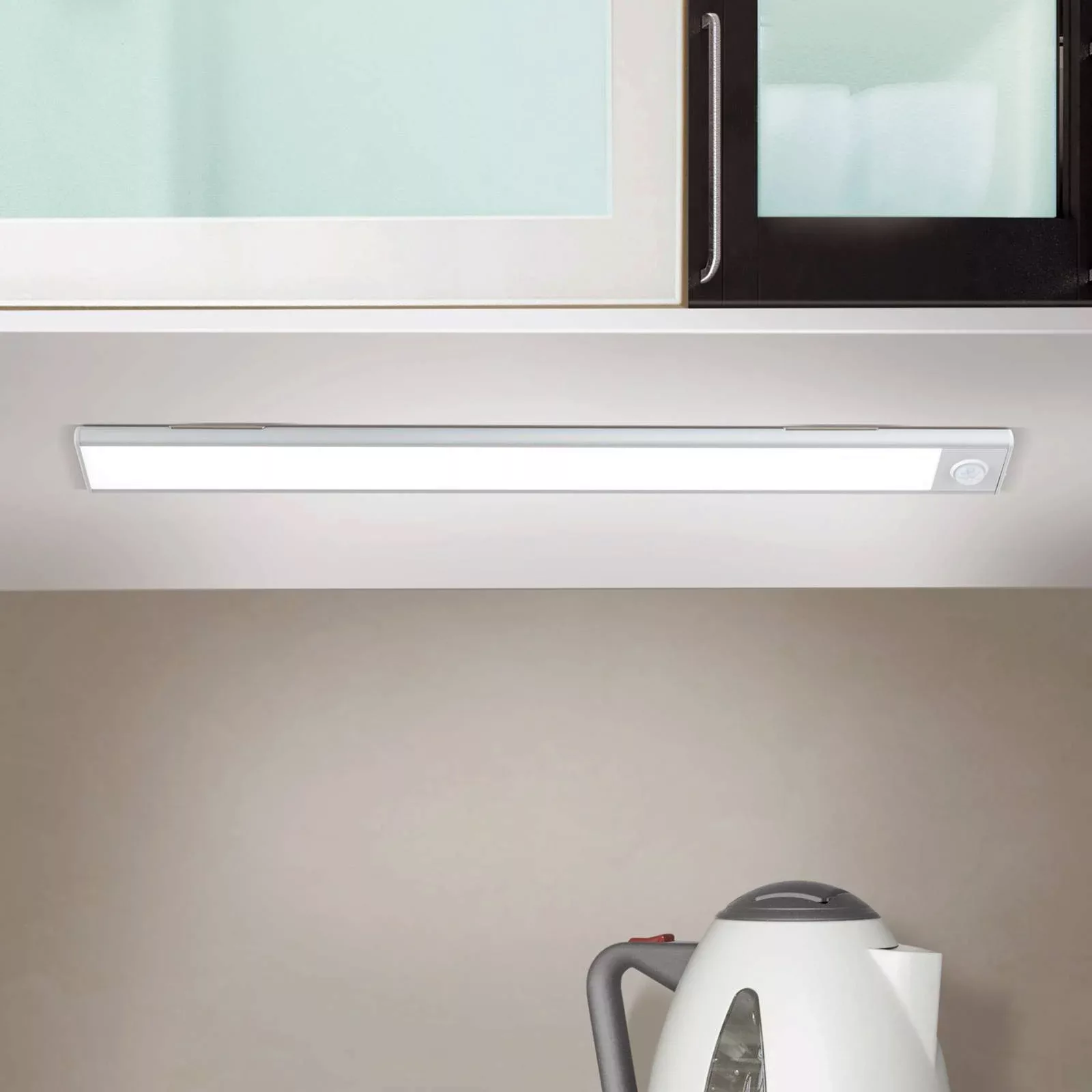 Orion Leuchten LED Akku Schrankleuchte 40 cm 3000 K Sensor Silber günstig online kaufen