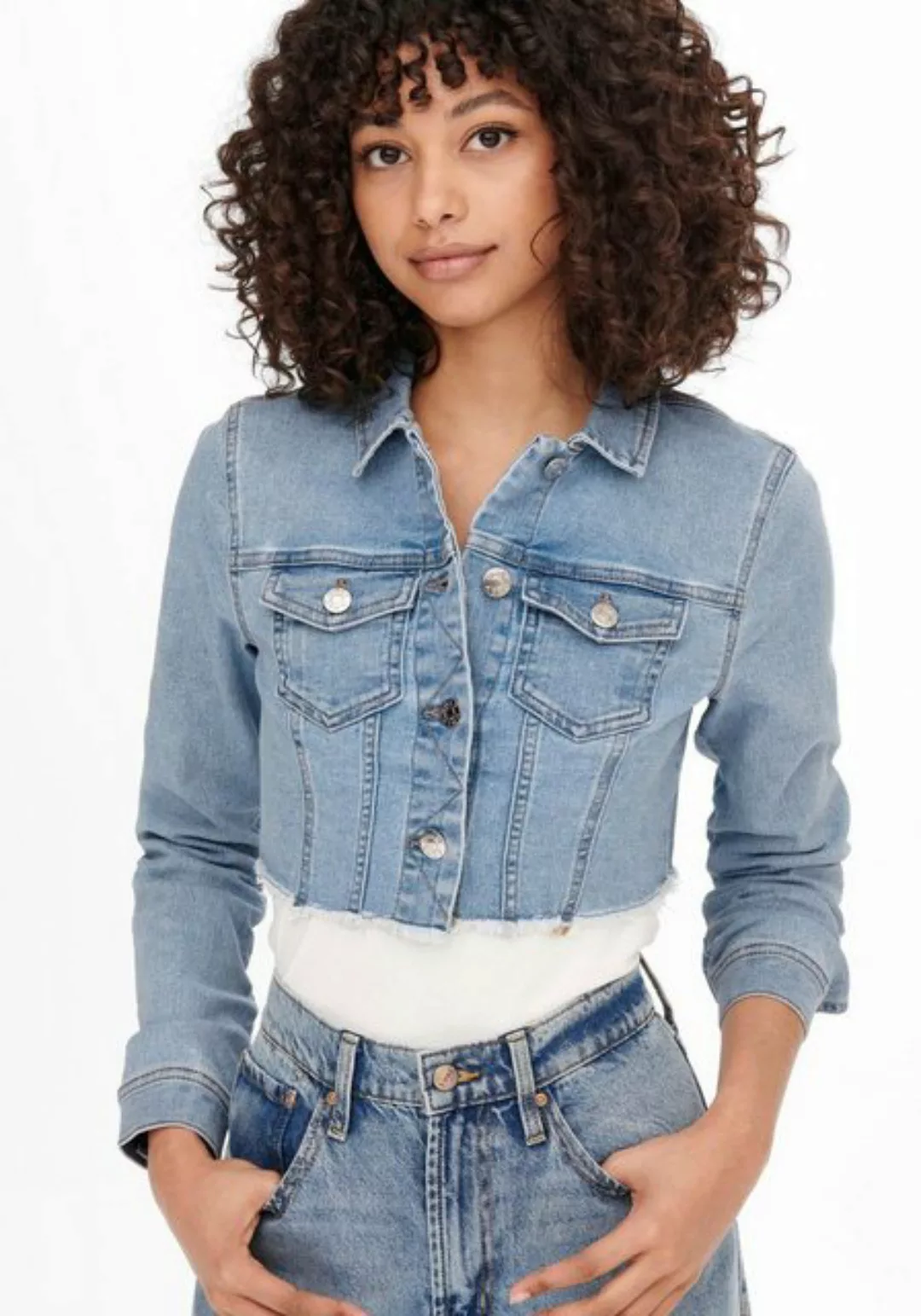 Only Damen Jeansjacke ONLWONDER - Regular Fit günstig online kaufen