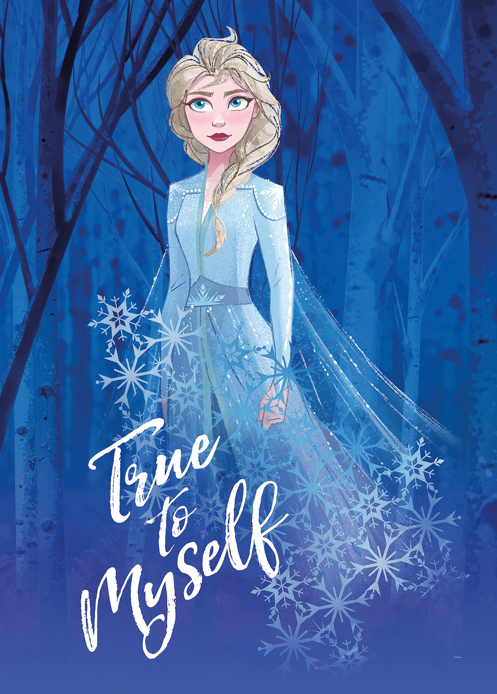Komar Wandbild Frozen Elsa Myself 50 x 70 cm günstig online kaufen