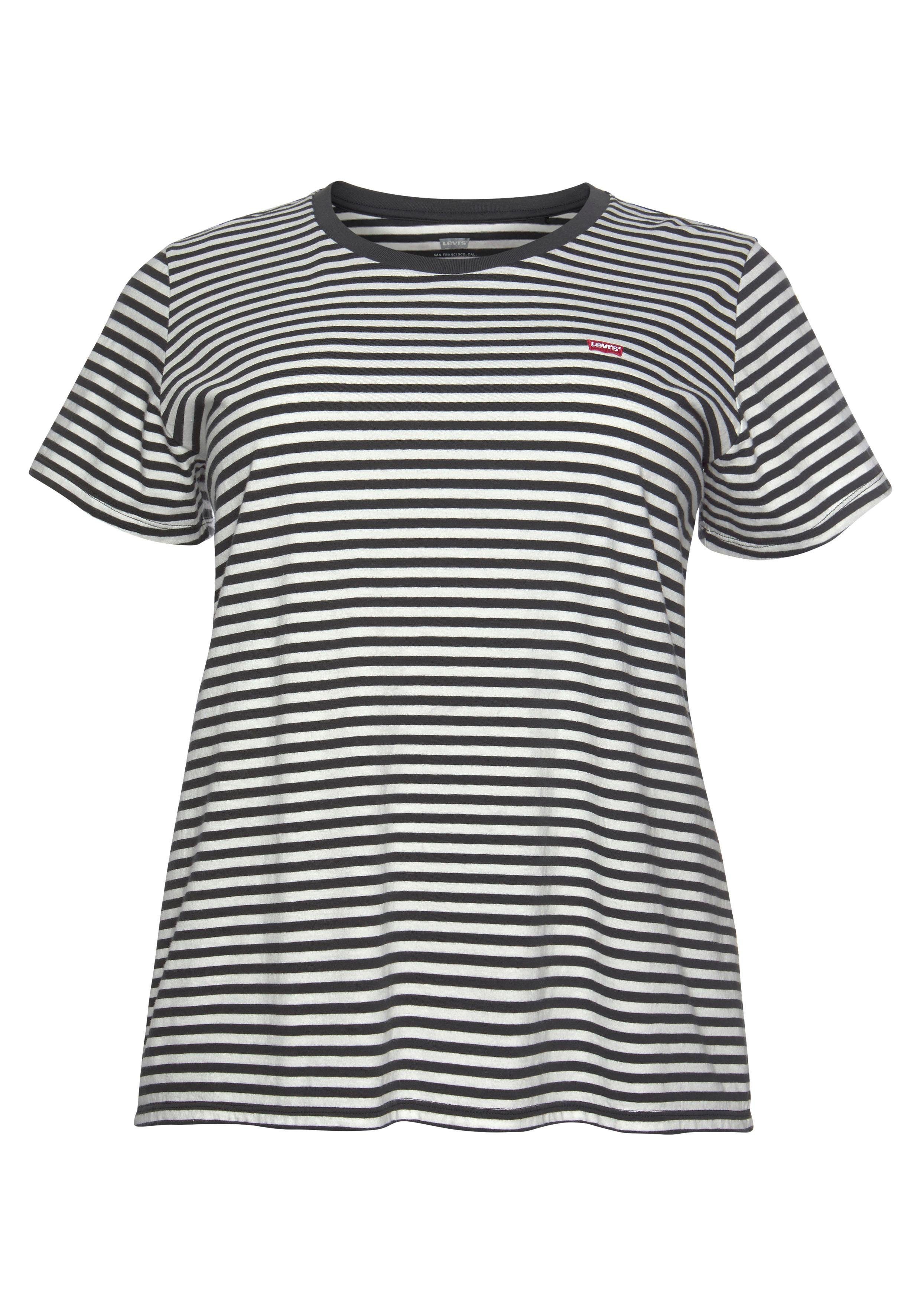 Levis Plus T-Shirt "Perfect Crew", im Streifendesign günstig online kaufen