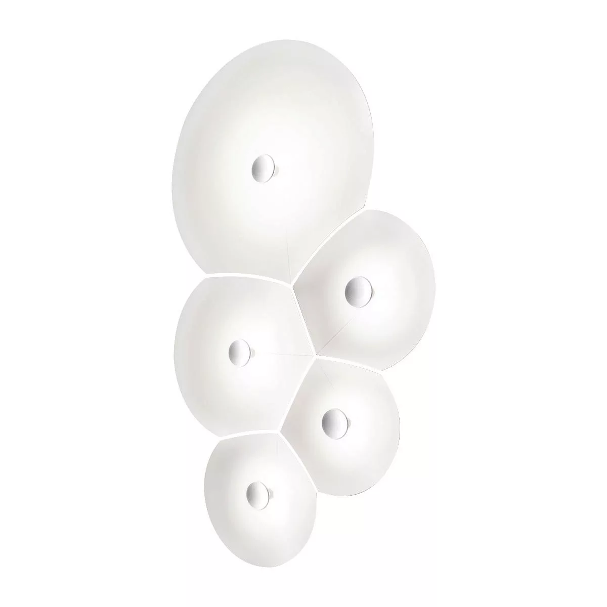 LucePlan - Bulbullia LED Wandleuchte 37x62cm - weiß/matt/BxHxT 37x62x7cm/27 günstig online kaufen