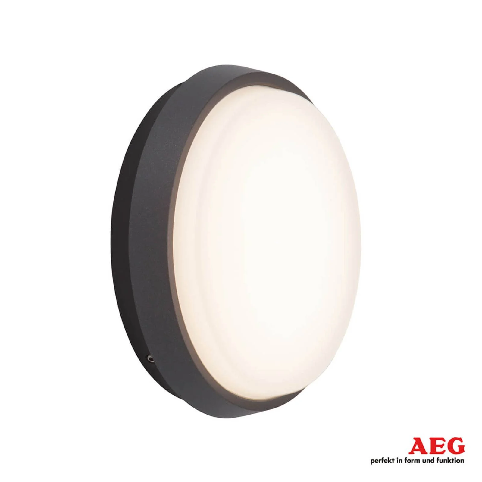 AEG Letan Round - LED-Außenwandleuchte, 9 W günstig online kaufen
