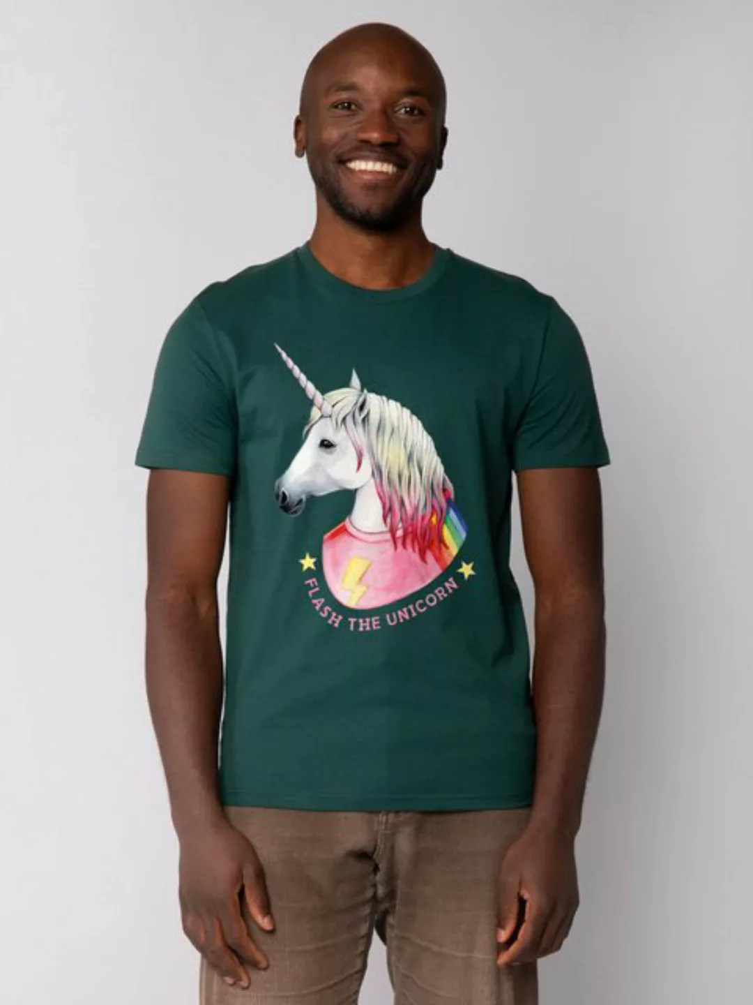 wat? Apparel Print-Shirt Flash, the unicorn (1-tlg) günstig online kaufen