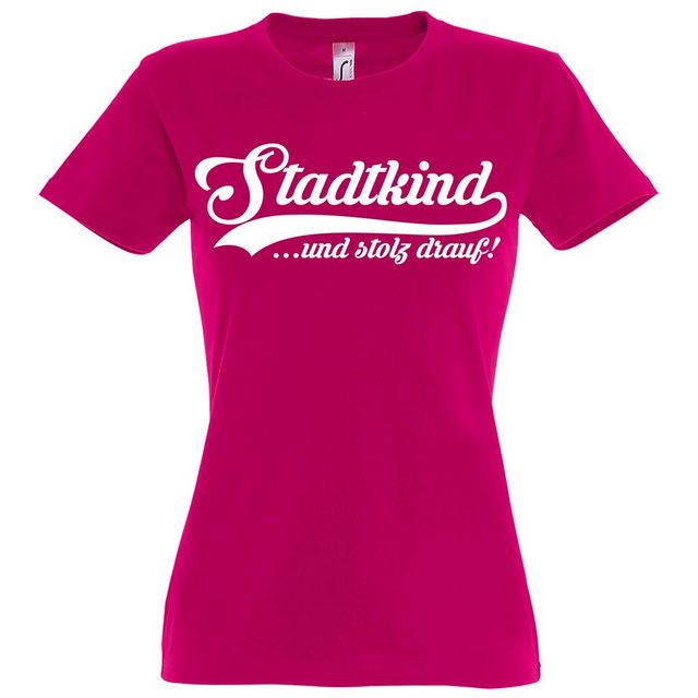 Youth Designz T-Shirt Stadtkind Damen Shirt mit trendigem Frontprint günstig online kaufen