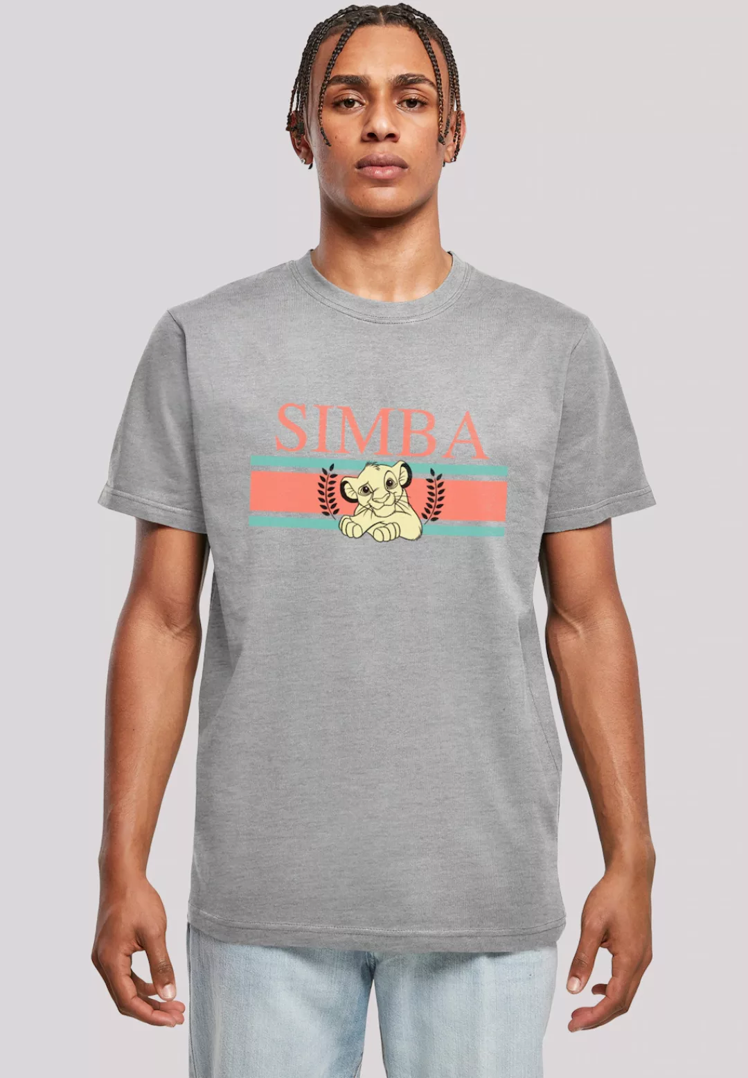 F4NT4STIC T-Shirt "Disney König der Löwen Simba Stripes", Print günstig online kaufen