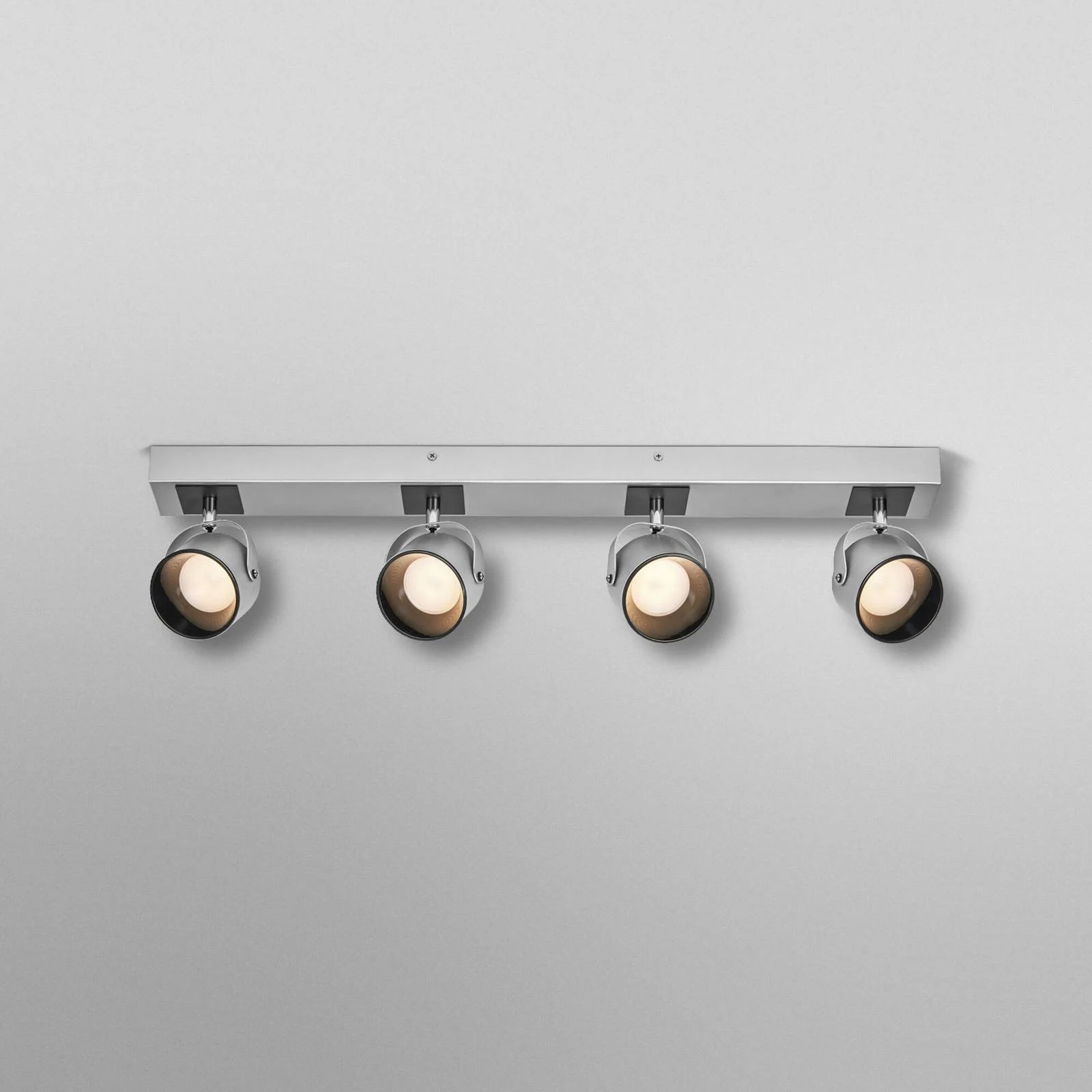 OSRAM LED-Deckenleuchte JUPITER, 4-flammig, silber, Metall günstig online kaufen