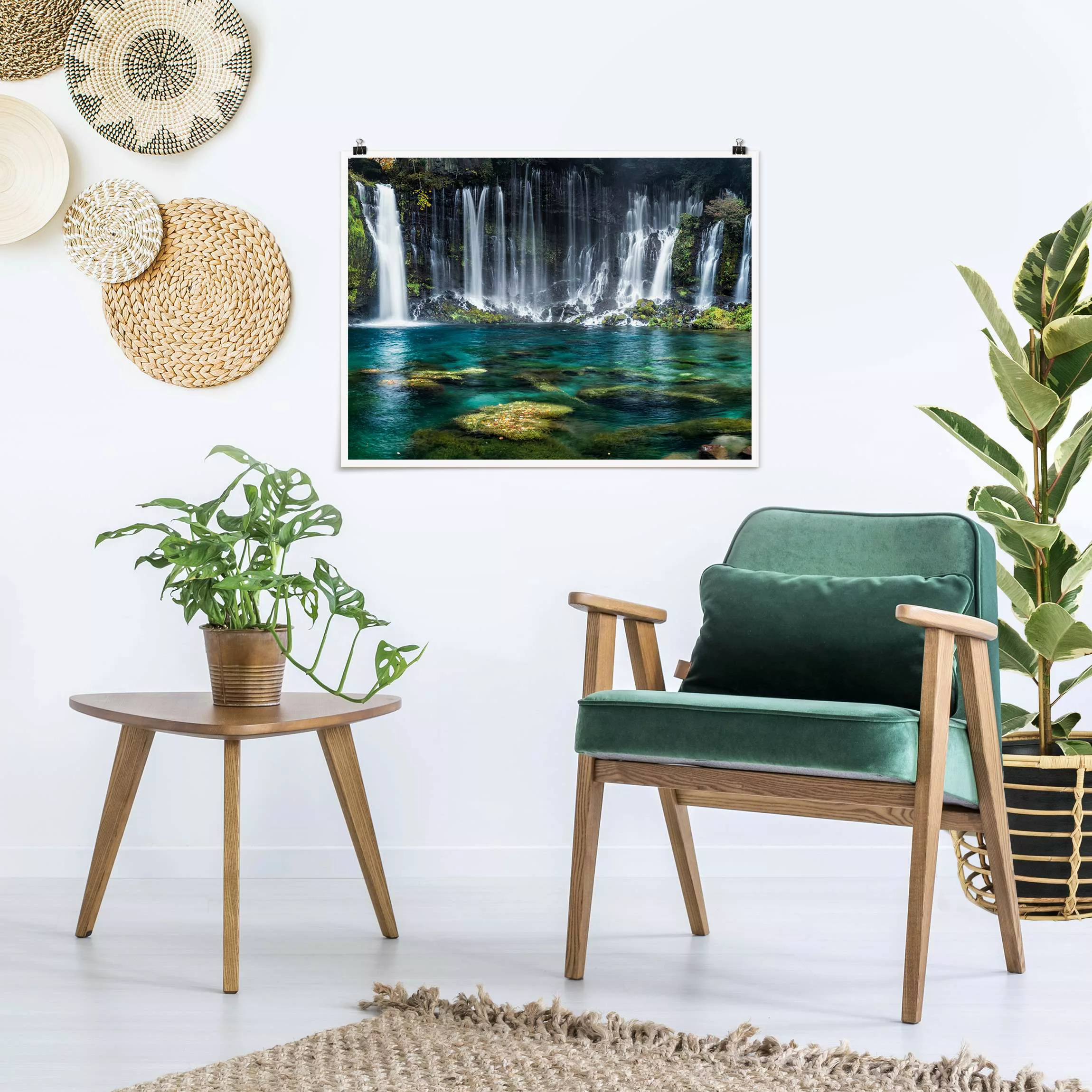 Poster Shiraito Wasserfall günstig online kaufen