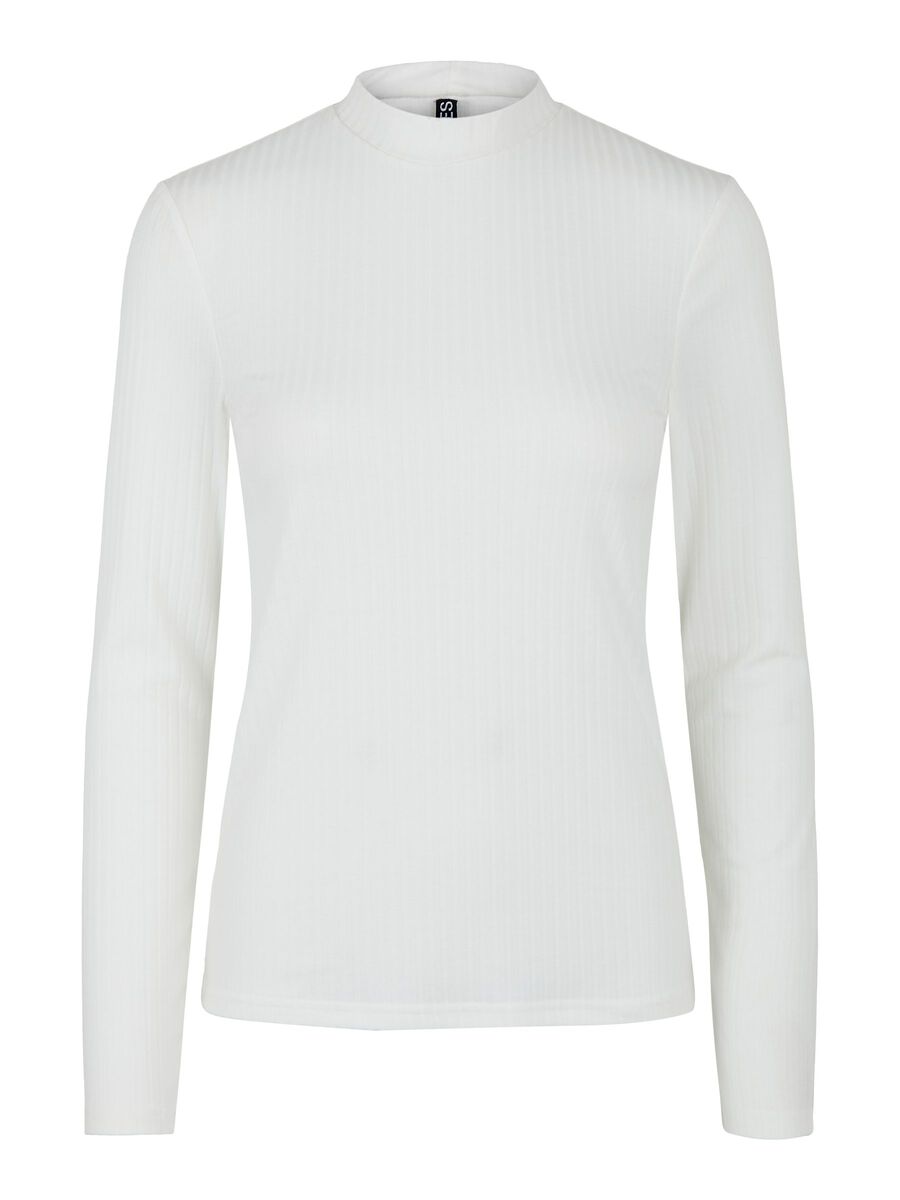 Pieces Kylie Langarm-t-shirt Mit T-ausschnitt XL Cloud Dancer günstig online kaufen