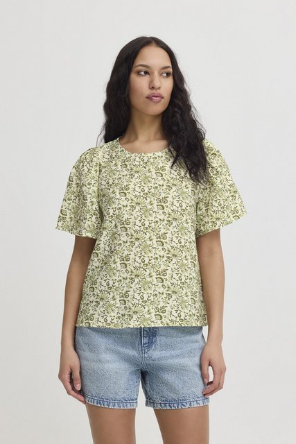 Ichi Kurzarmbluse IXHARPER Modische Bluse mit Muster günstig online kaufen