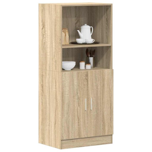 vidaXL Unterschrank Küchenschrank Sonoma Eiche 57x41,5x131,5 cm Holzwerksto günstig online kaufen