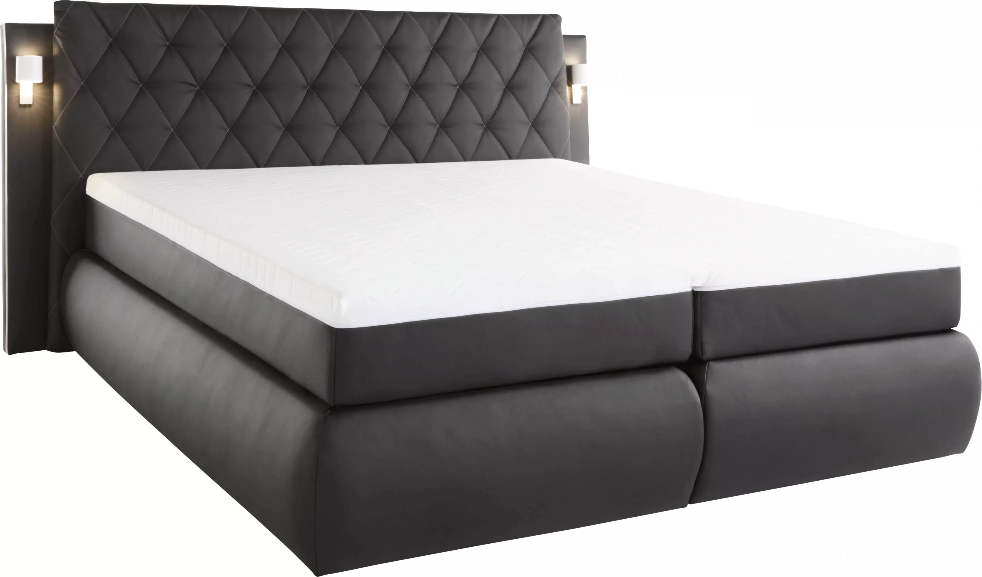 COLLECTION AB Boxspringbett, inklusive Bettkasten, LED-Beleuchtung und Topp günstig online kaufen