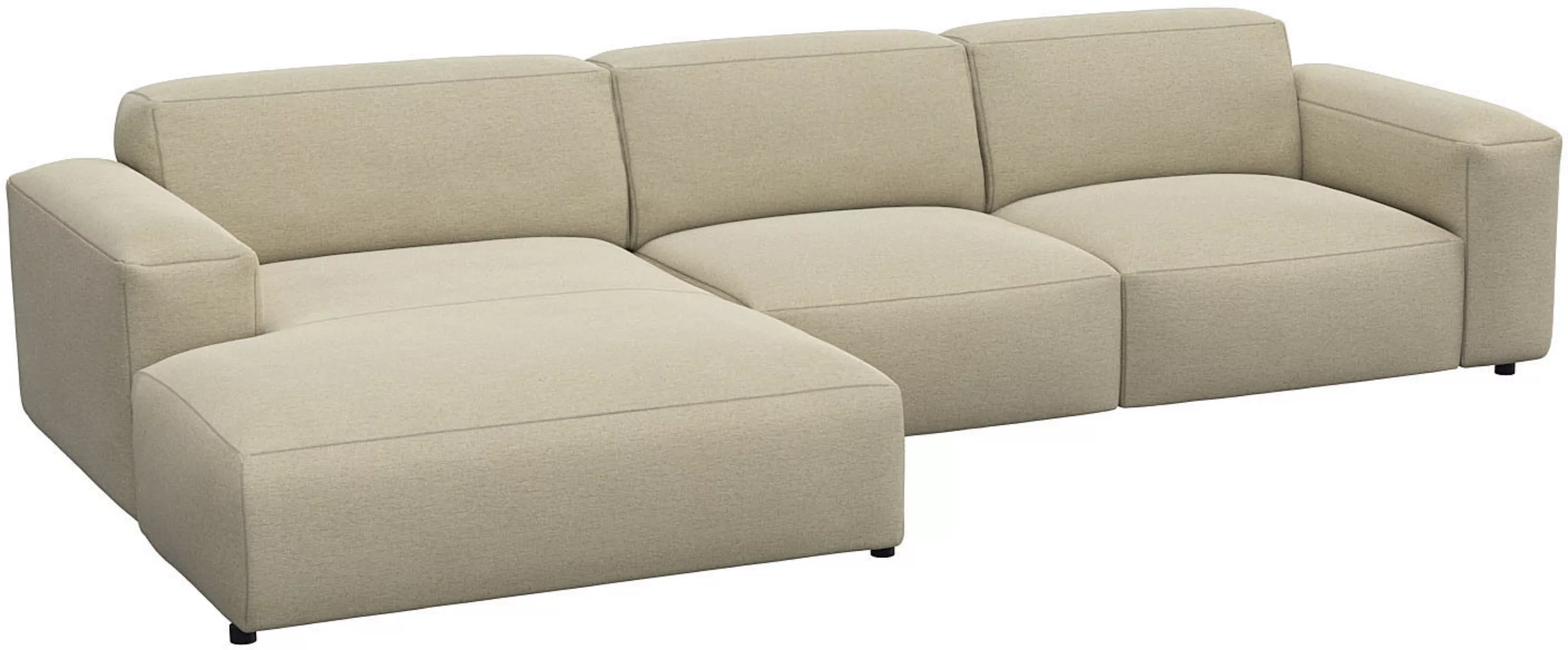FLEXLUX Ecksofa »Lucera bequem und komfortabel durch hochwertigen Sitzaufba günstig online kaufen
