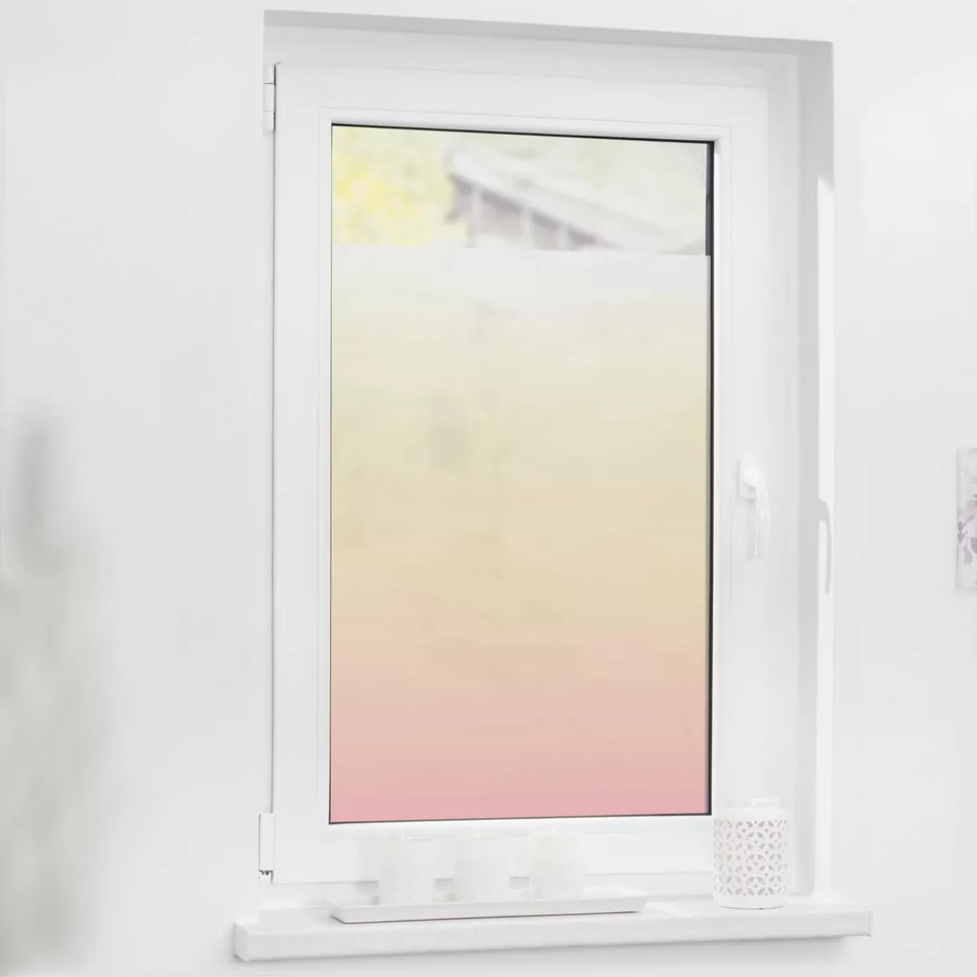 LICHTBLICK ORIGINAL Fensterfolie "Ombre Rosa", 1 St., blickdicht, strukturi günstig online kaufen