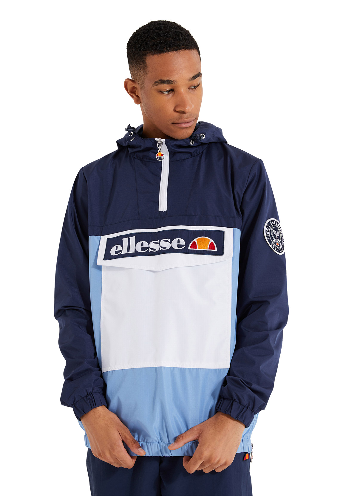 Ellesse Herren Jacke OROLOGIO TRACK TOP Navy Dunkelblau Weiß günstig online kaufen