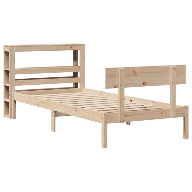 vidaXL Bett Massivholzbett ohne Matratze 90x200 Kiefernholz günstig online kaufen