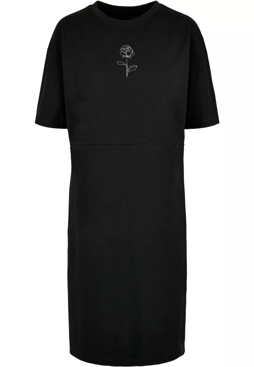 Merchcode Shirtkleid "Merchcode Damen Ladies Rose Oversized Slit Tee Dress" günstig online kaufen