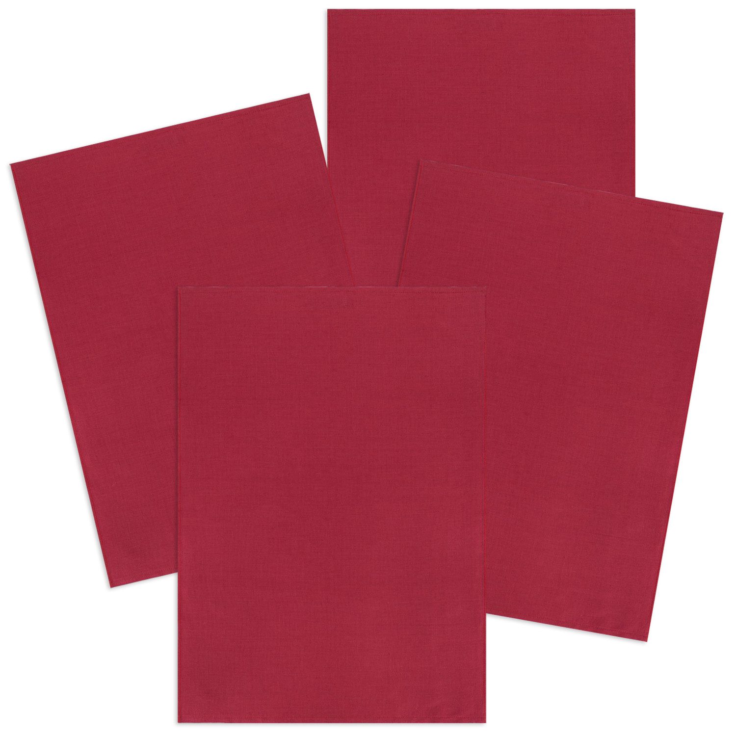 Kracht Geschirrtuch Standard uni, (Set, 4-tlg., günstig online kaufen