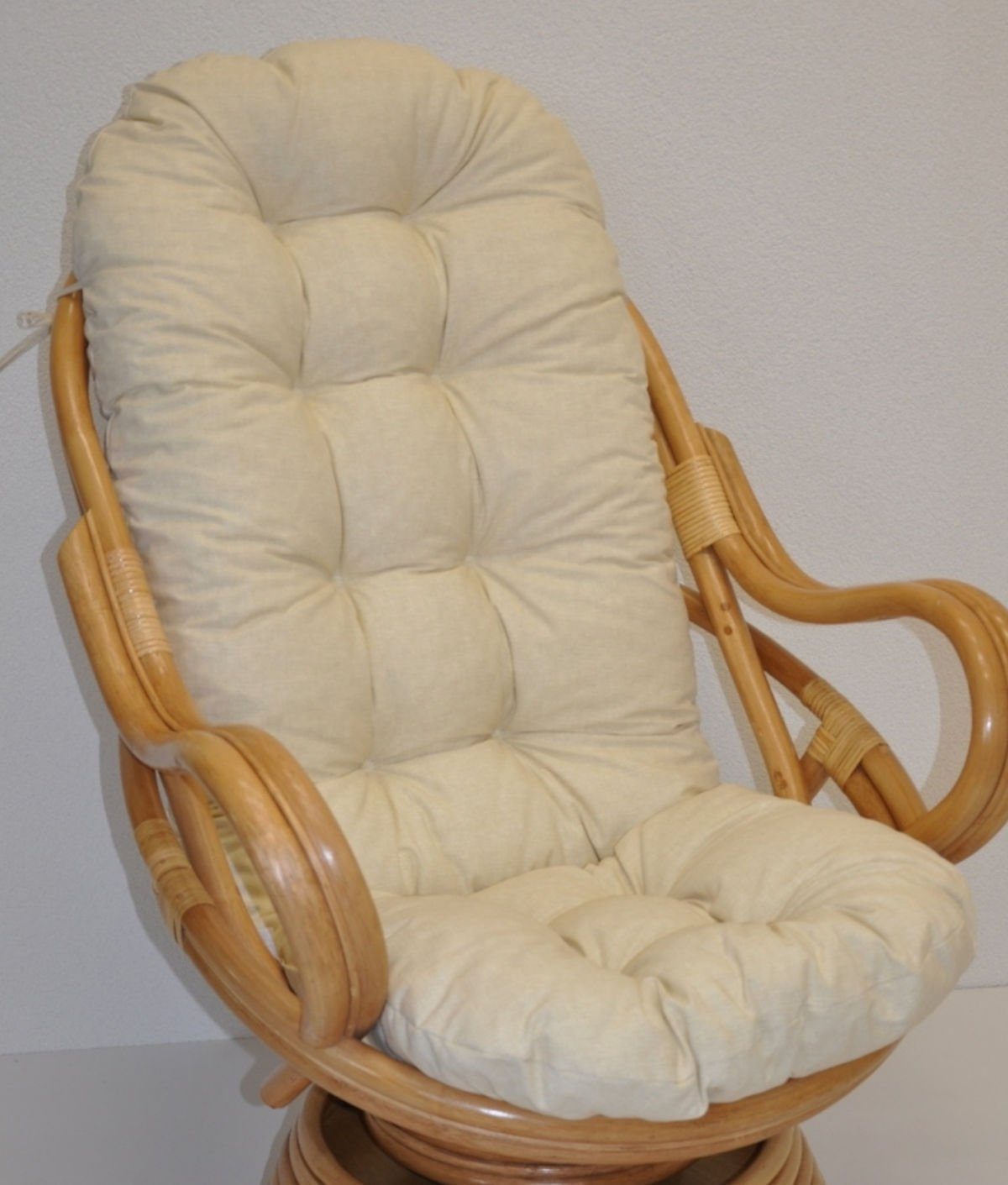 Rattani Sesselauflage Polster Rattan für Schaukelstuhl, günstig online kaufen