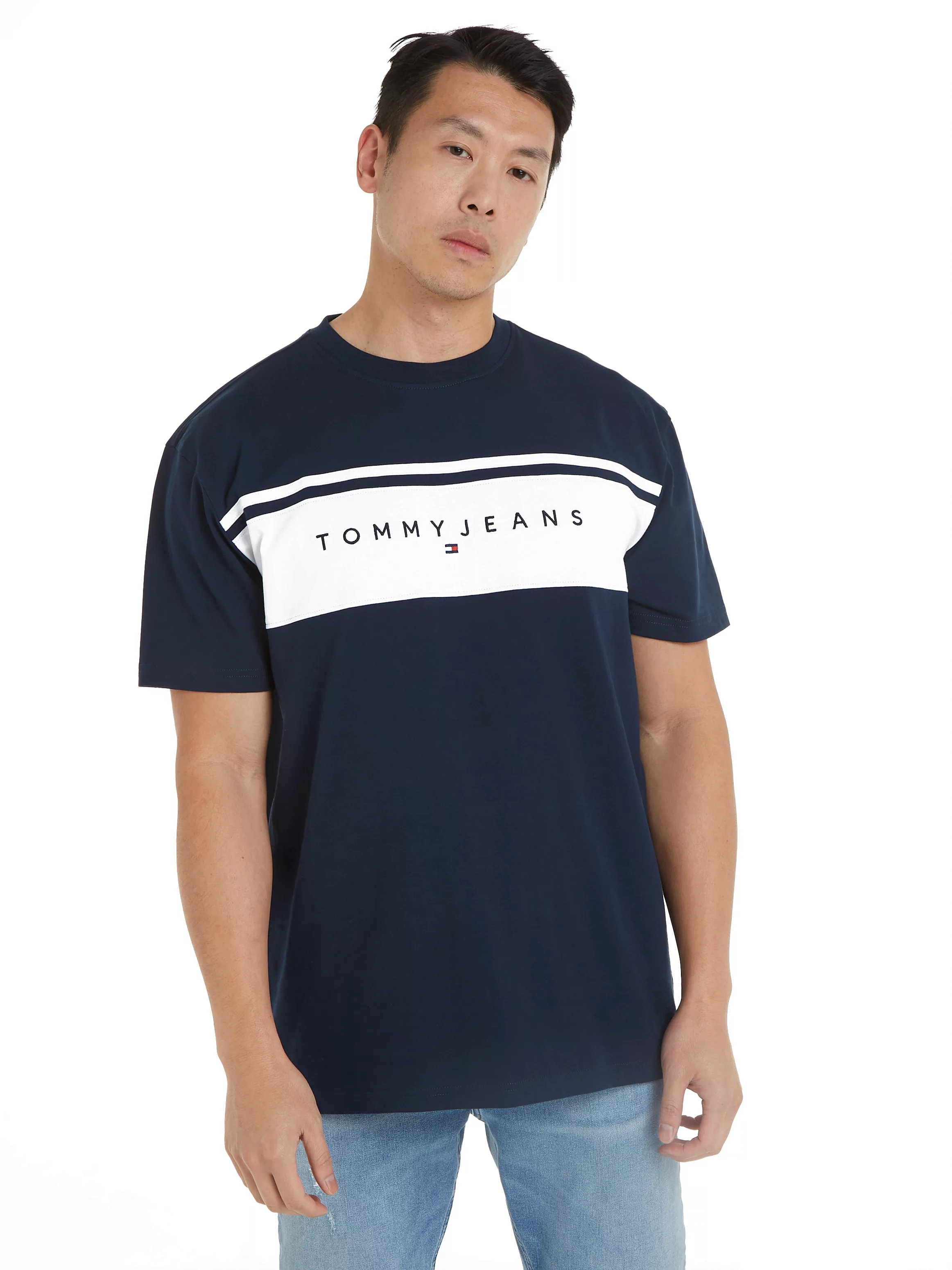 Tommy Jeans T-Shirt "TJM REG LINEAR CUT & SEW TEE" günstig online kaufen