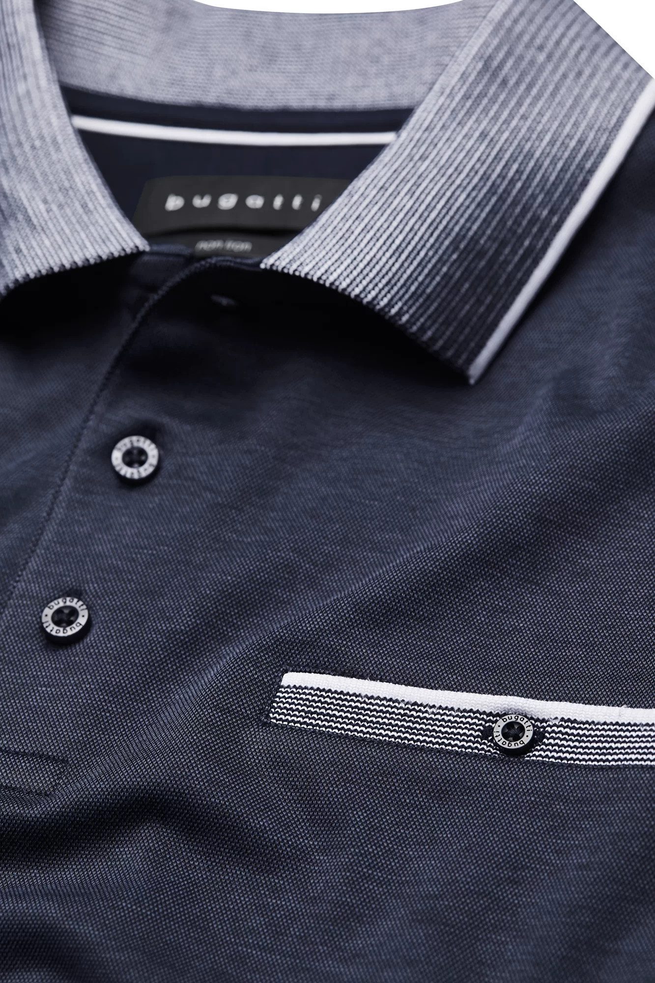 bugatti Poloshirt, mit Kontraststreifen günstig online kaufen