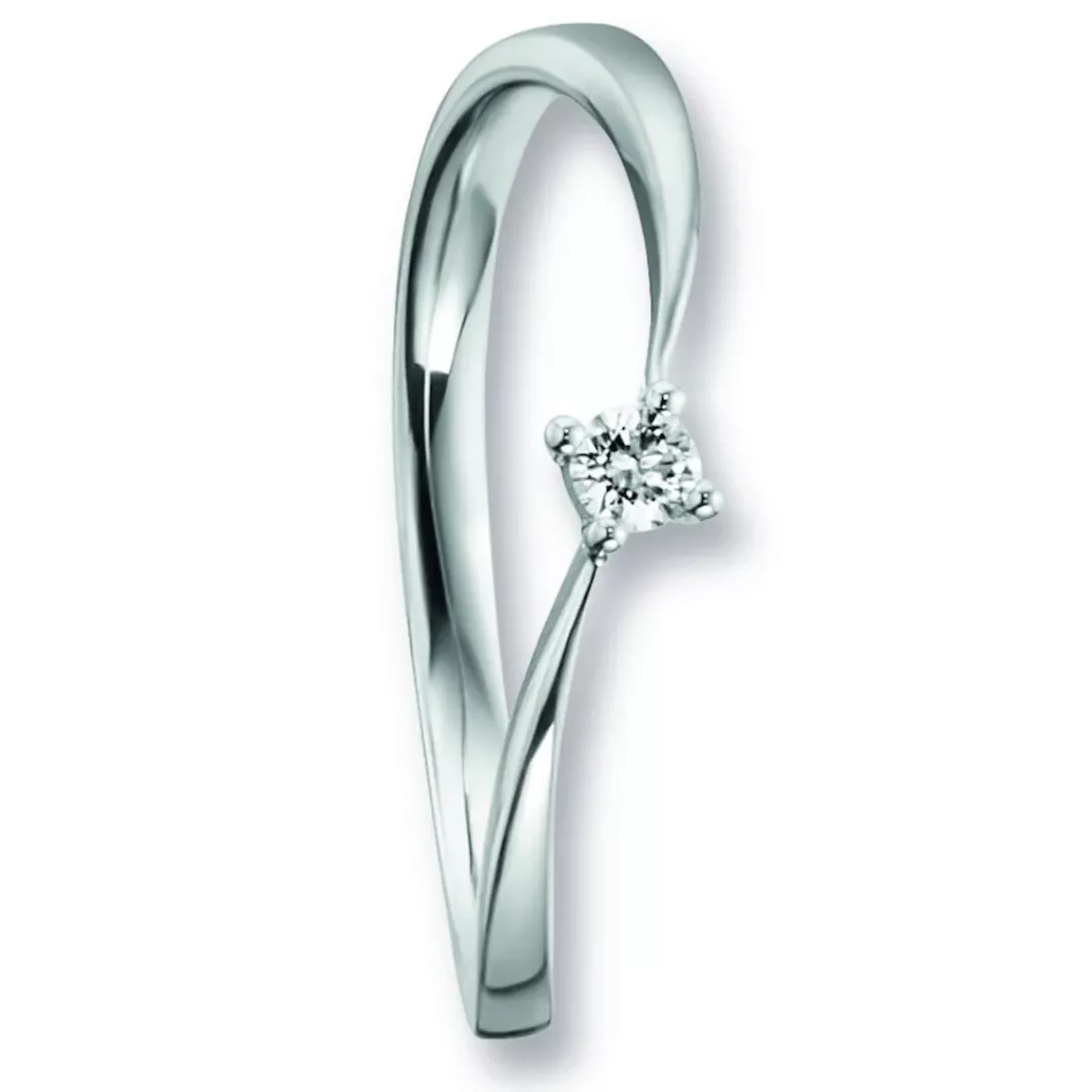 ONE ELEMENT Diamantring "0.07 ct Diamant Brillant Ring aus 585 Weißgold", D günstig online kaufen