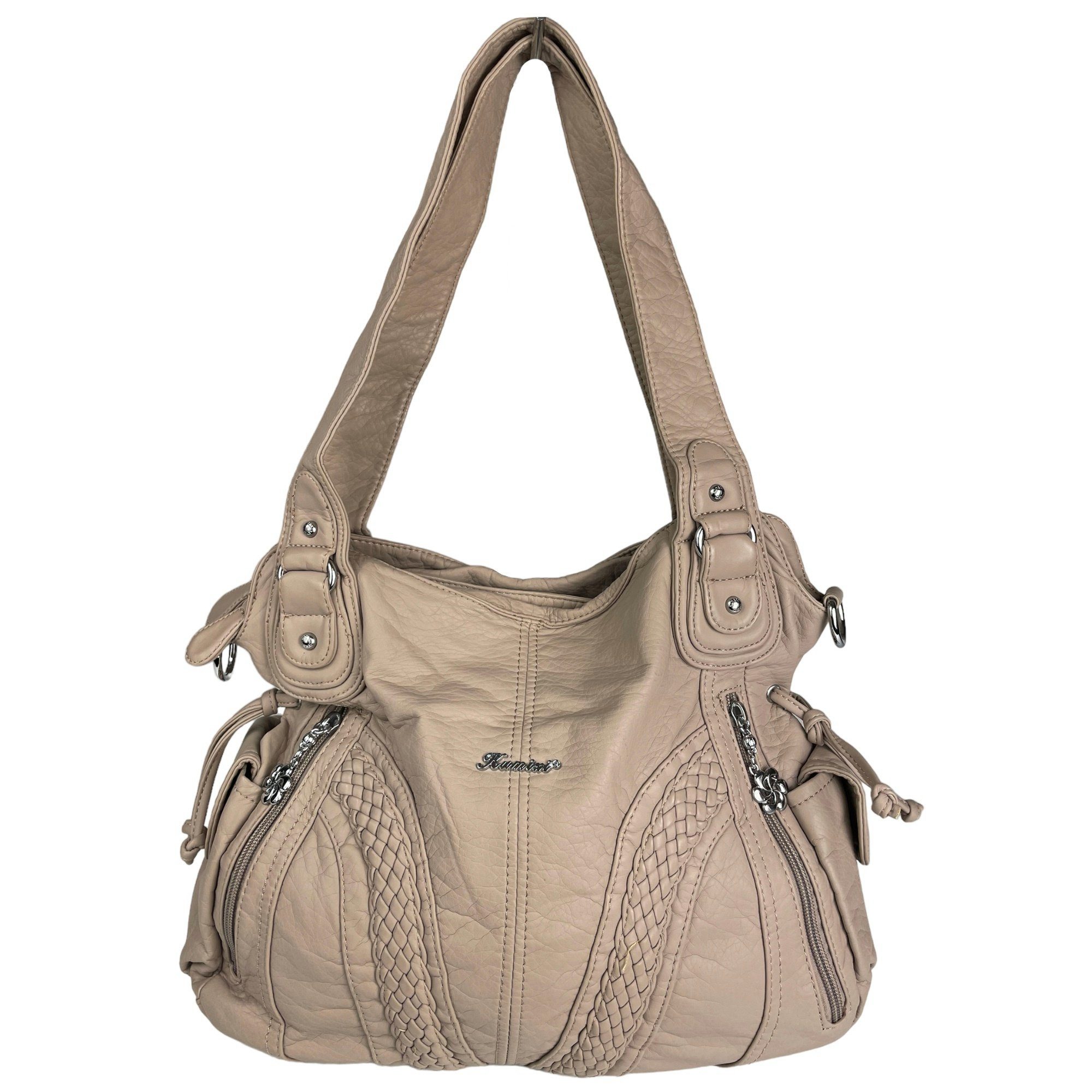 Taschen4life Schultertasche Damen Handtasche 1555-3, Schultertasche günstig online kaufen