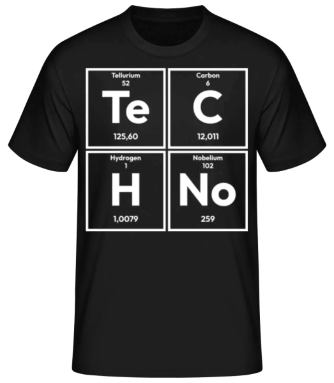 Techno Periodic Table · Männer Basic T-Shirt günstig online kaufen