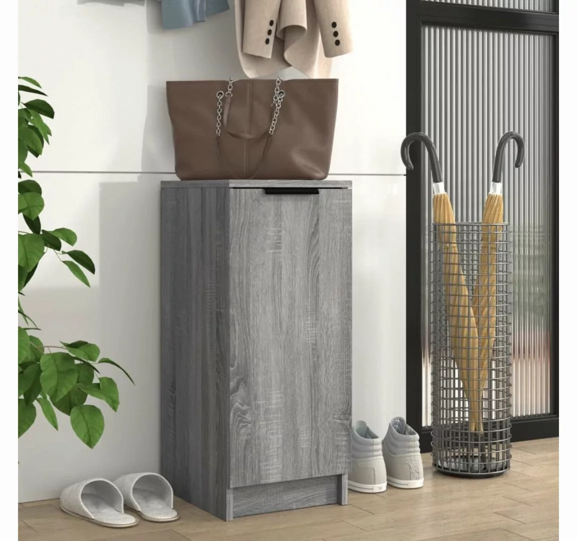 furnicato Schuhschrank Grau Sonoma 30x35x70 cm Holzwerkstoff günstig online kaufen