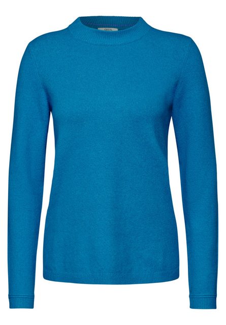 Cecil Strickpullover mit Stehkragen und Struktur-Muster günstig online kaufen