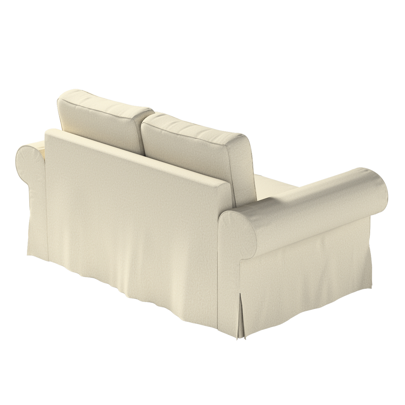 Bezug für Backabro 2-Sitzer Sofa ausklappbar, beige-grau, Bezug für Backabr günstig online kaufen