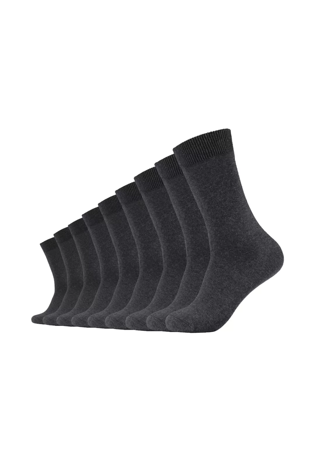 Camano Socken, (Packung, 9er-Pack), mit verstärktem Fersen- und Zehenbereic günstig online kaufen
