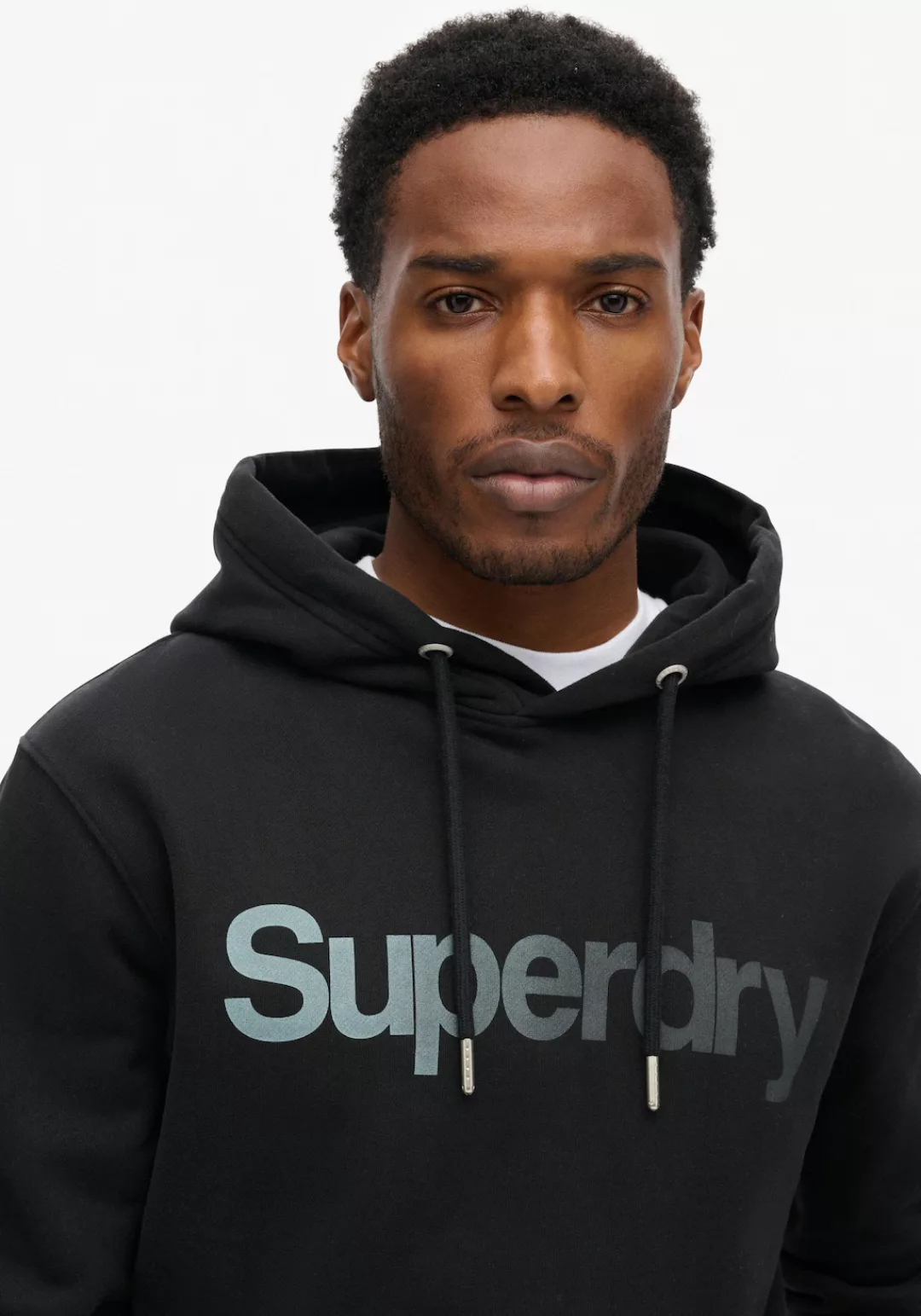 Superdry Kapuzensweatshirt CORE LOGO FADE LOOSE HOOD günstig online kaufen