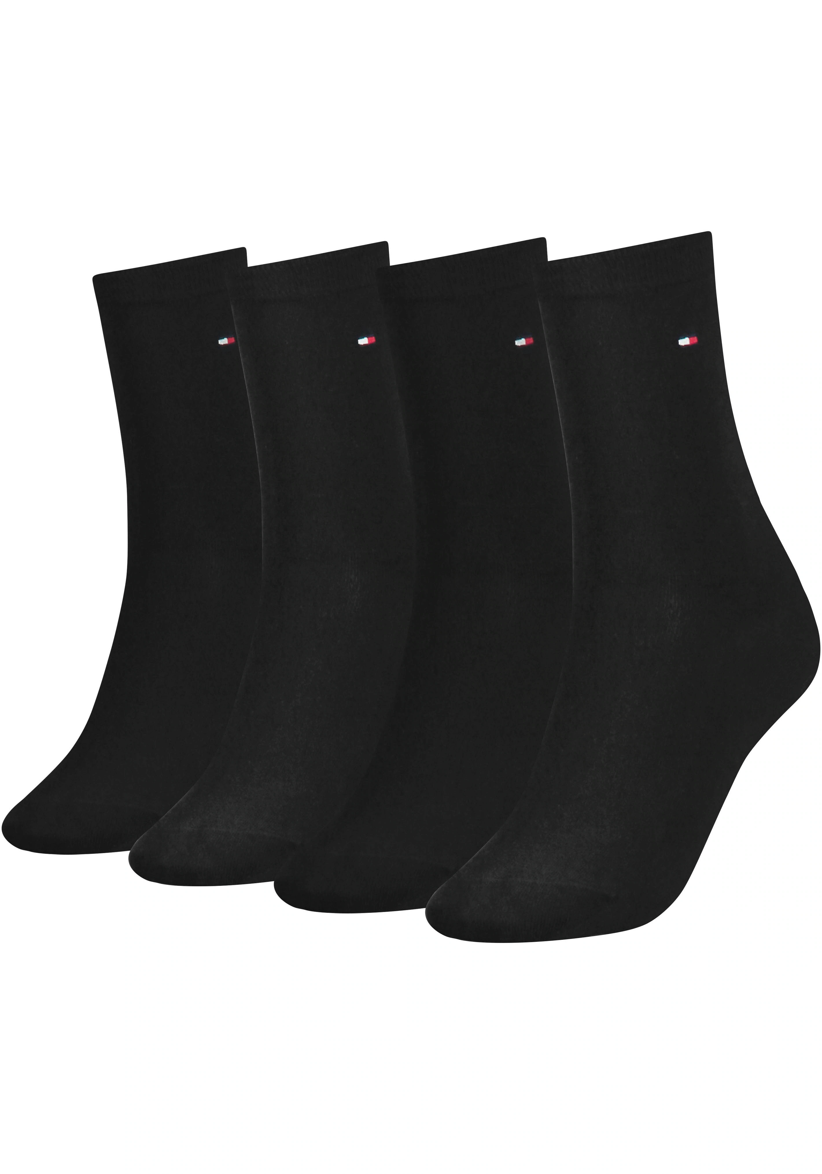 Tommy Hilfiger Socken "TH WOMEN 4P SOCK ECOM", (4er-Pack), mit Logostickere günstig online kaufen
