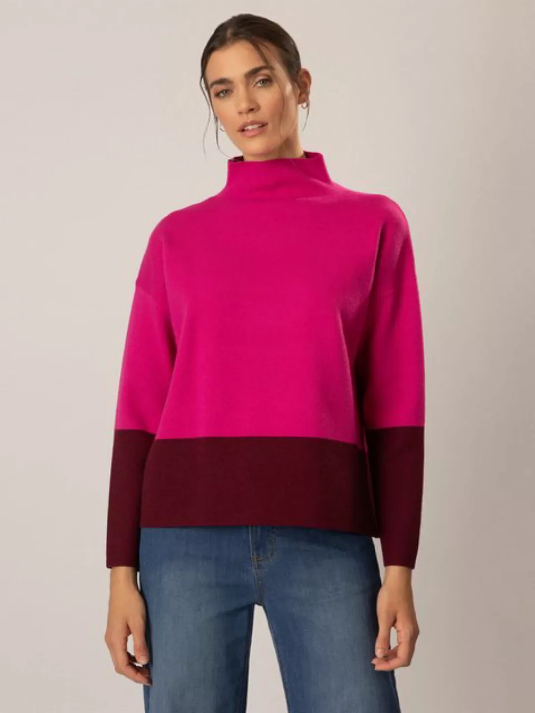 Apart Rollkragenpullover in Milano Knit aus einer soften Viskose-Mischung m günstig online kaufen