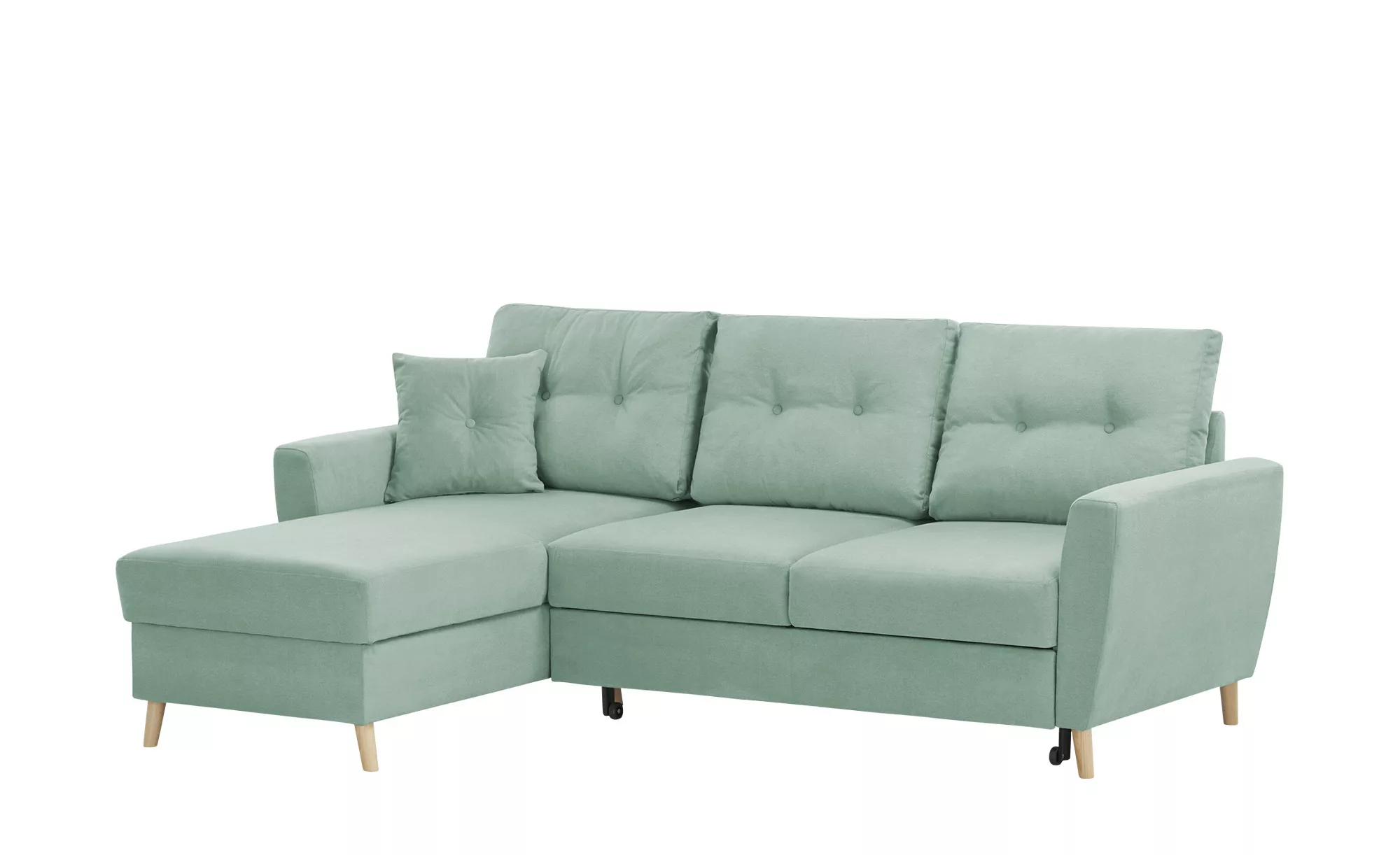 Ecksofa  Carla ¦ grün ¦ Maße (cm): B: 230 H: 93 T: 159 Polstermöbel > Sofas günstig online kaufen