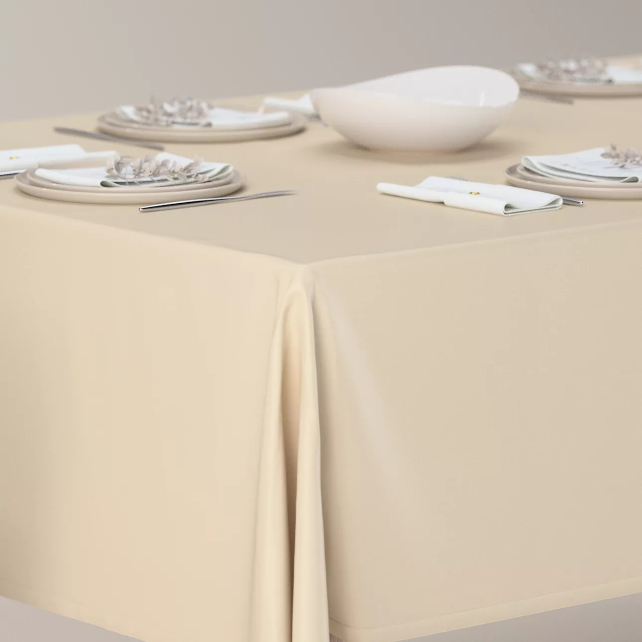 Rechteckige Tischdecke, creme, Christmas (141-73) günstig online kaufen