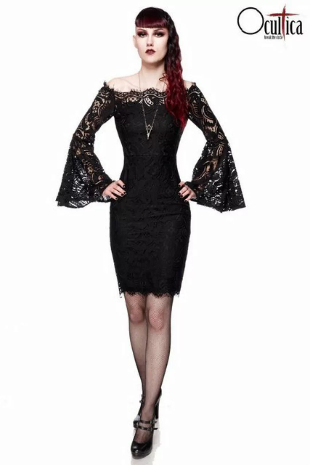 Ocultica Partykleid Ocultica Spitzenkleid - (2XL,L,M,S,XL,XS) günstig online kaufen