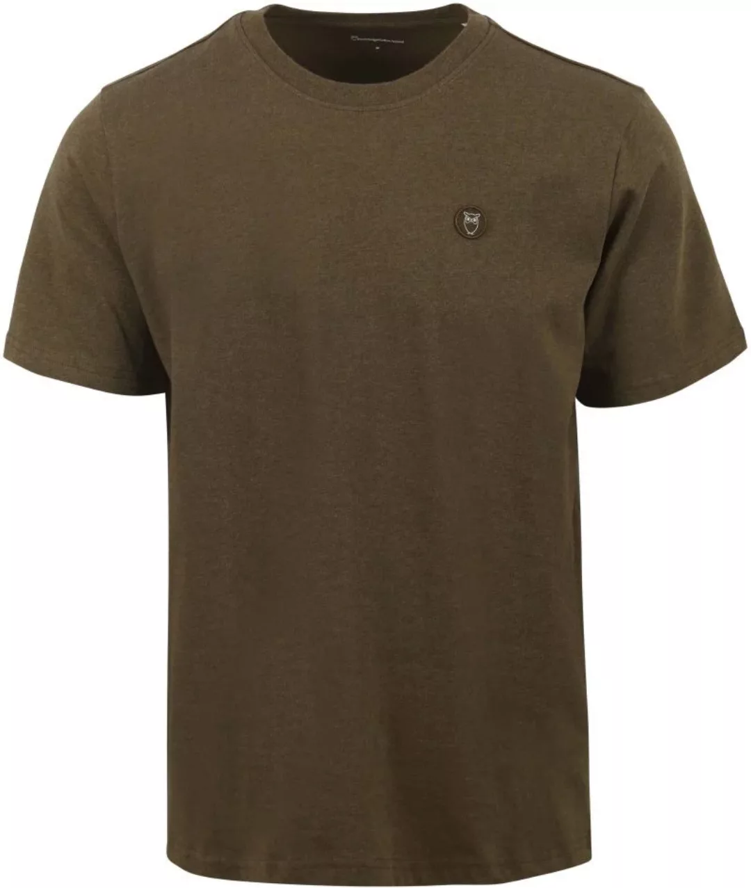 KnowledgeCotton Apparel T-Shirt olivgrün - Größe XL günstig online kaufen