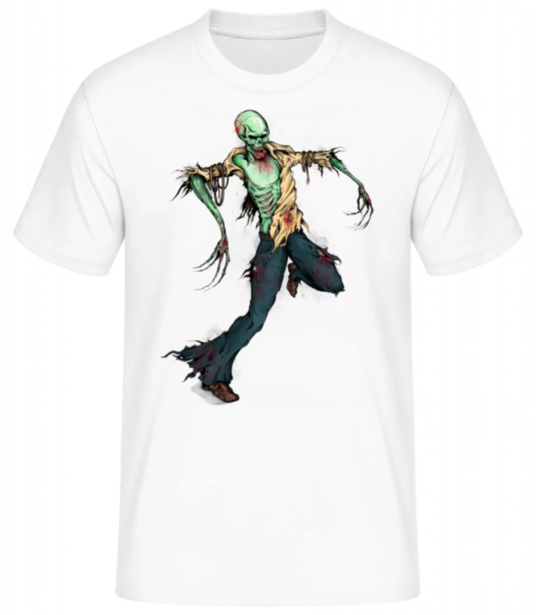 Gruseliger Zombie · Männer Basic T-Shirt günstig online kaufen